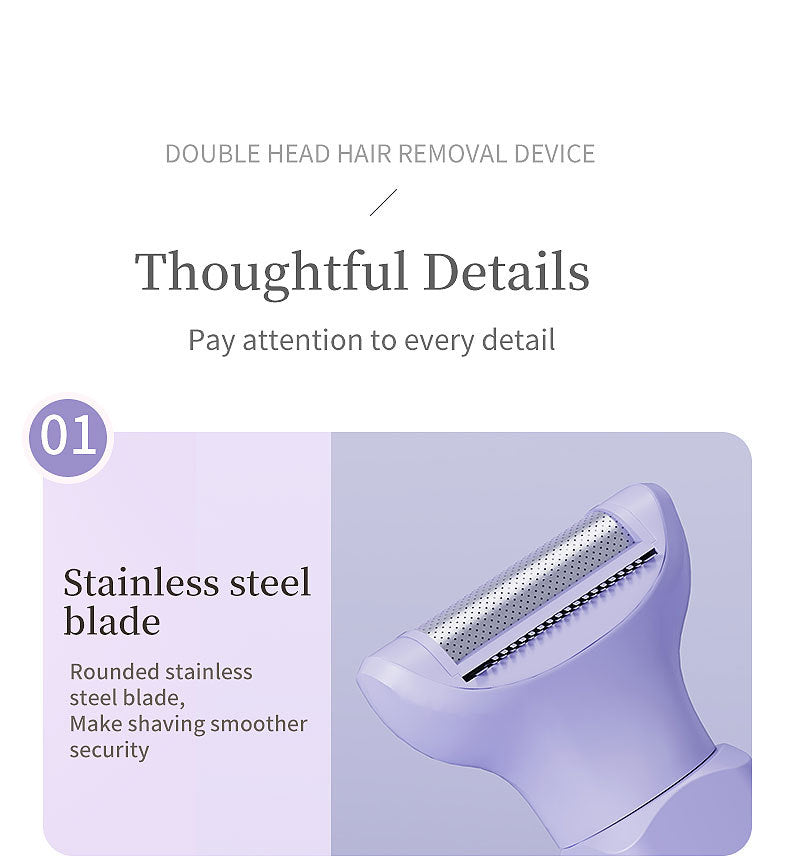 # Digital Display 5-in-1 Electric Hair Shaver for Women