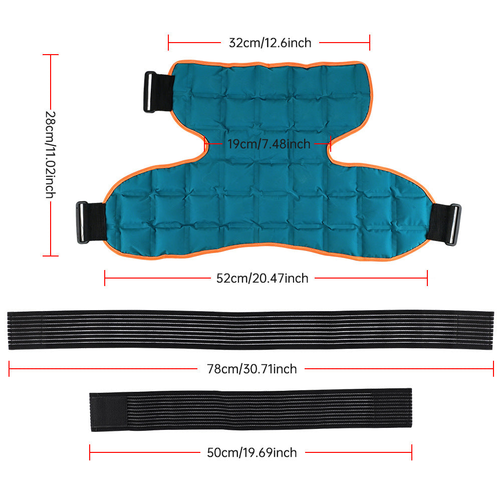 Hot and cold compress shoulder pads