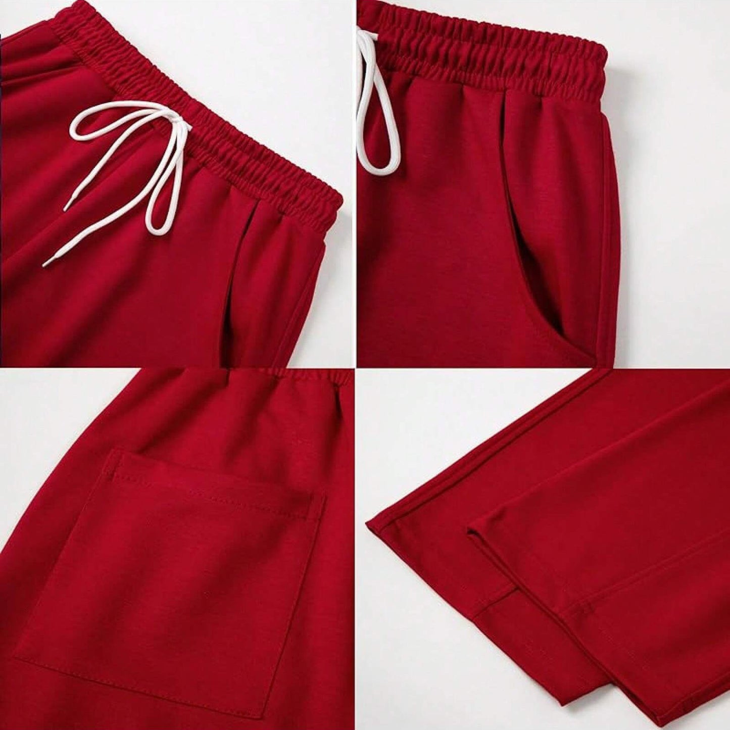 Loose-fitting Straight-Leg Sports Pants