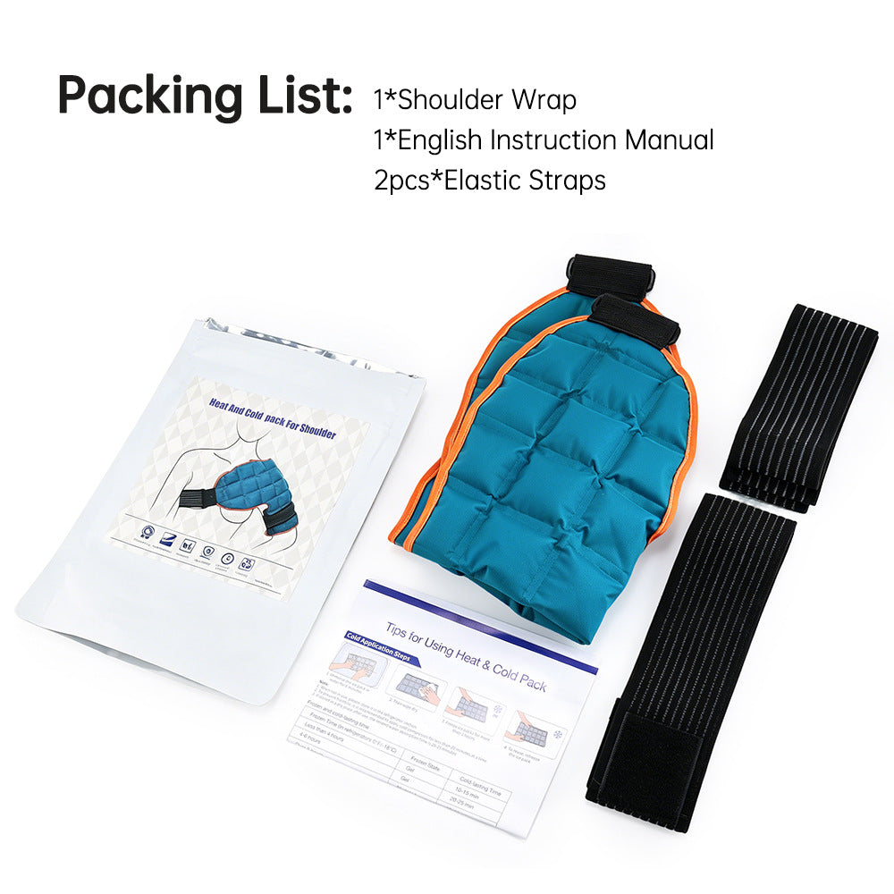 Hot and cold compress shoulder pads