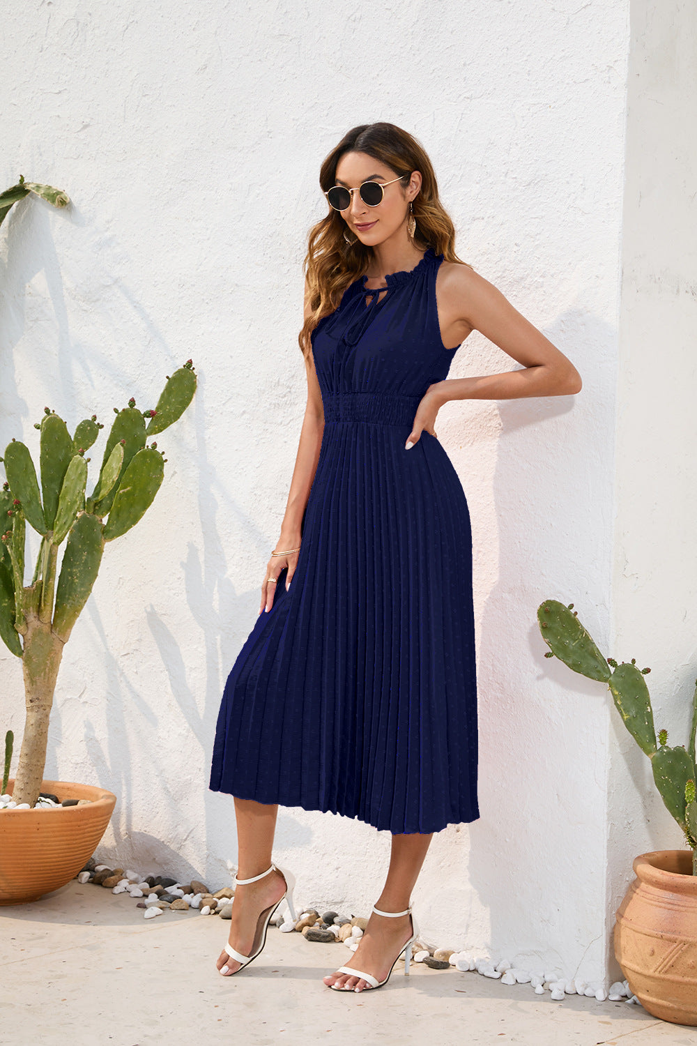 # Sleeveless Vacation Dress