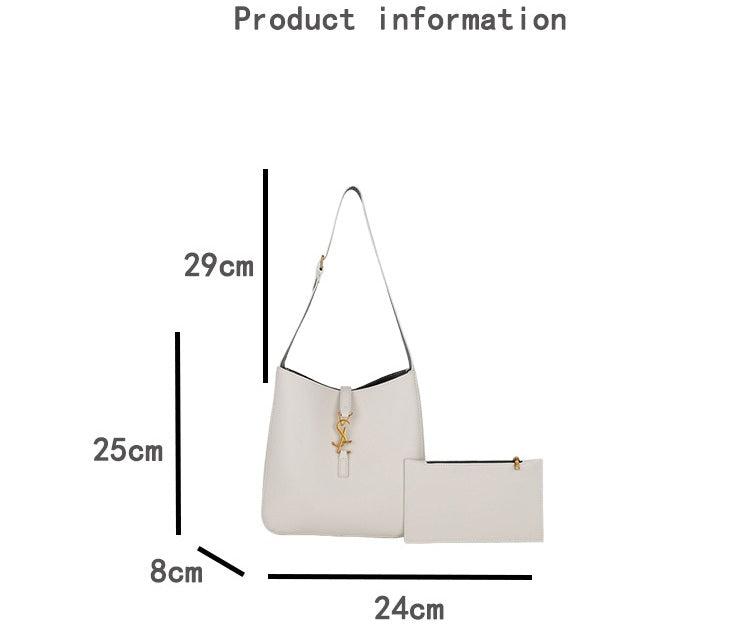 # Trendy Large-Capacity Bucket Bag (Shoulder/Crossbody)