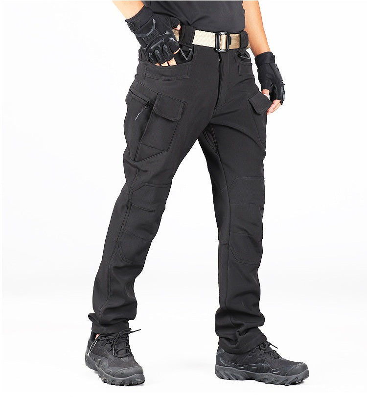 Outdoor soft shell men's jacket pants