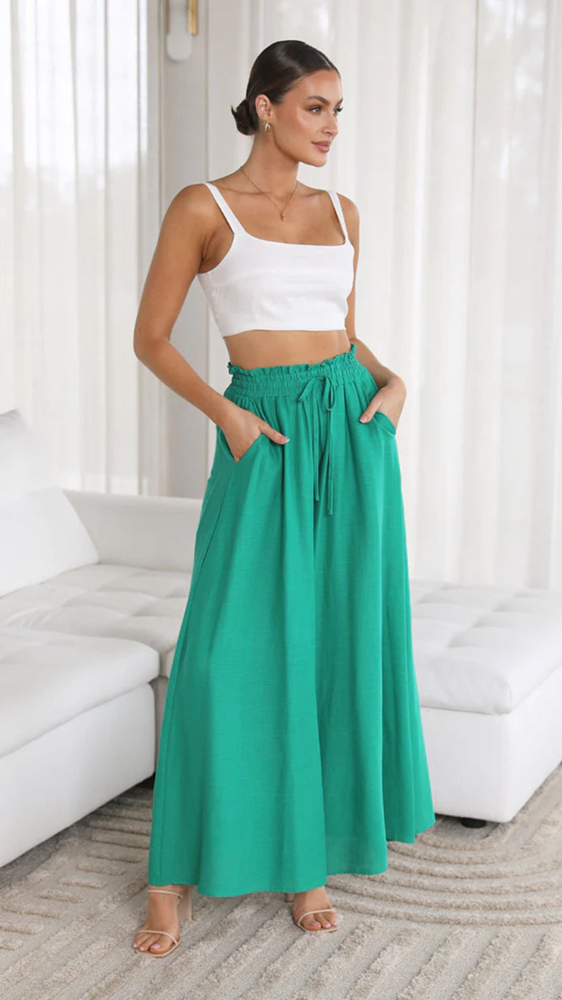 # Women's Loose-fitting Fashion Wide-Leg Casual Trousers