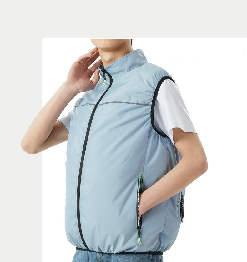 # Outdoor Cooling Vest with Air Conditioner Fan
