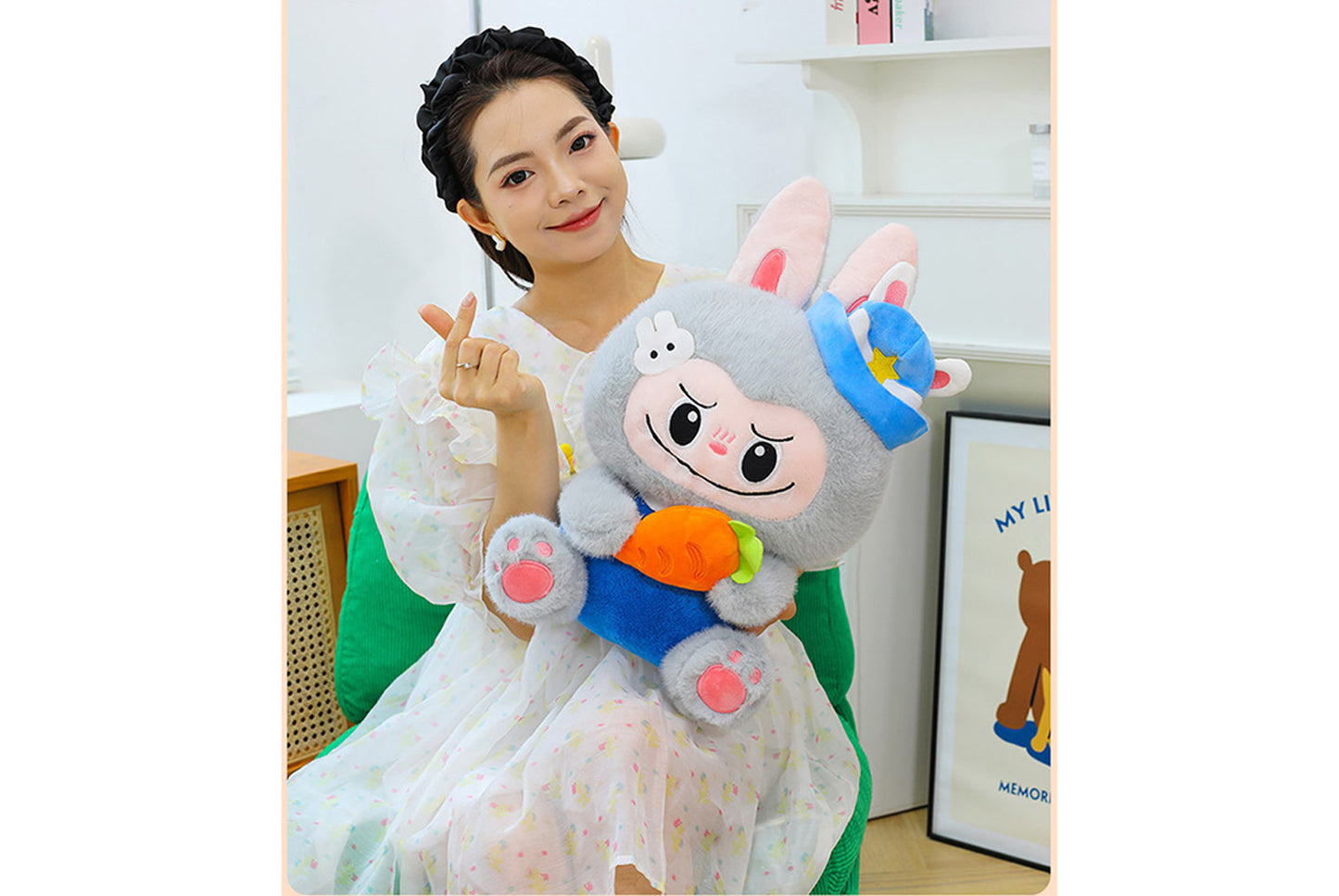 Transformation Labubu Plush Doll