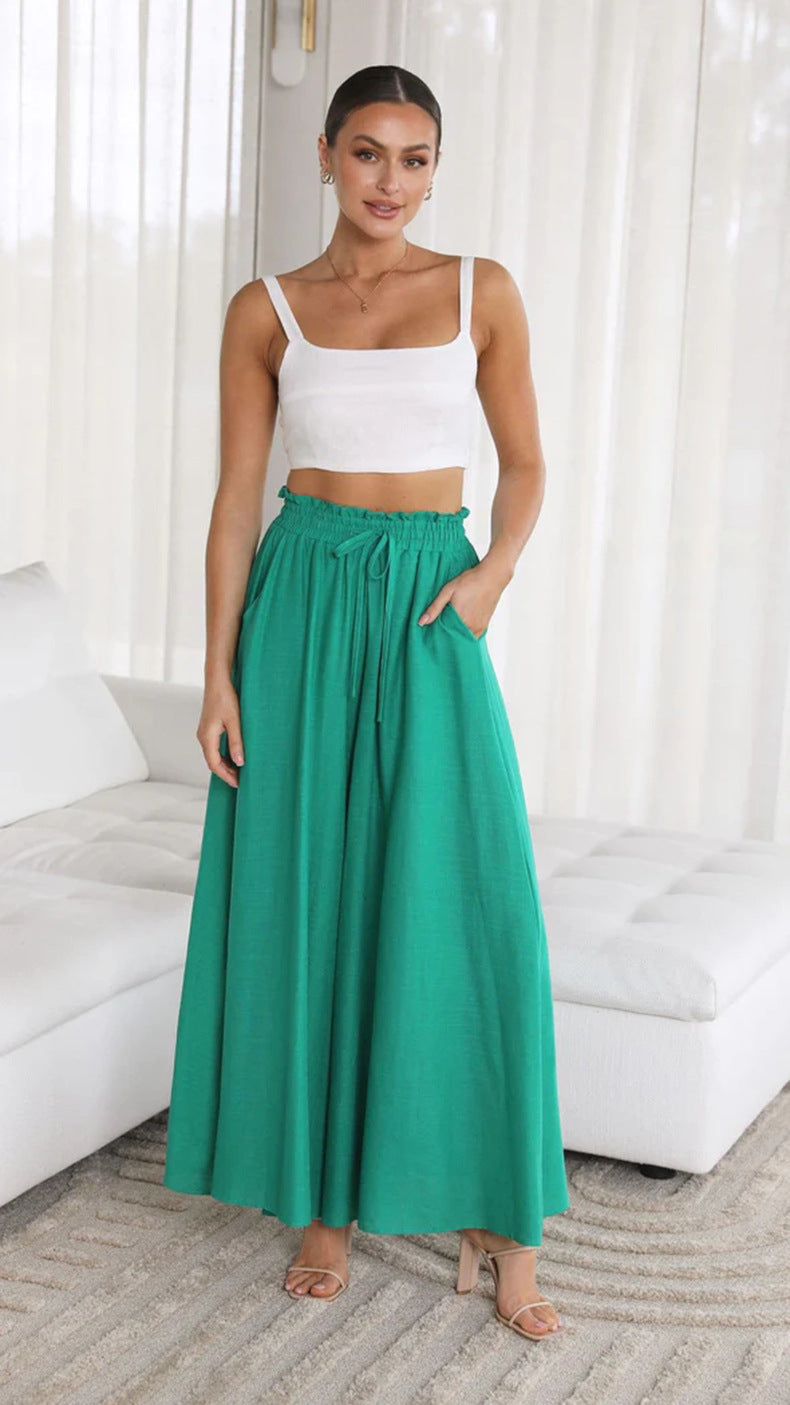 # Women's Loose-fitting Fashion Wide-Leg Casual Trousers