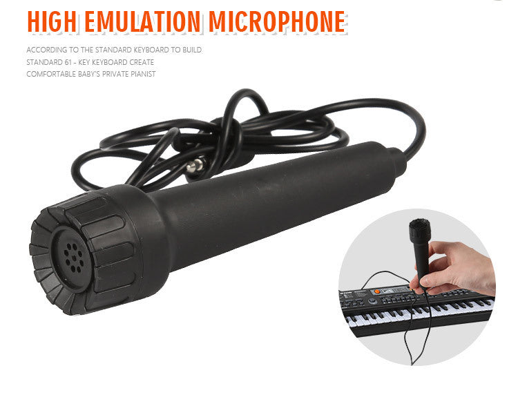 **Multifunctional 61-Key Children's Electronic Keyboard**