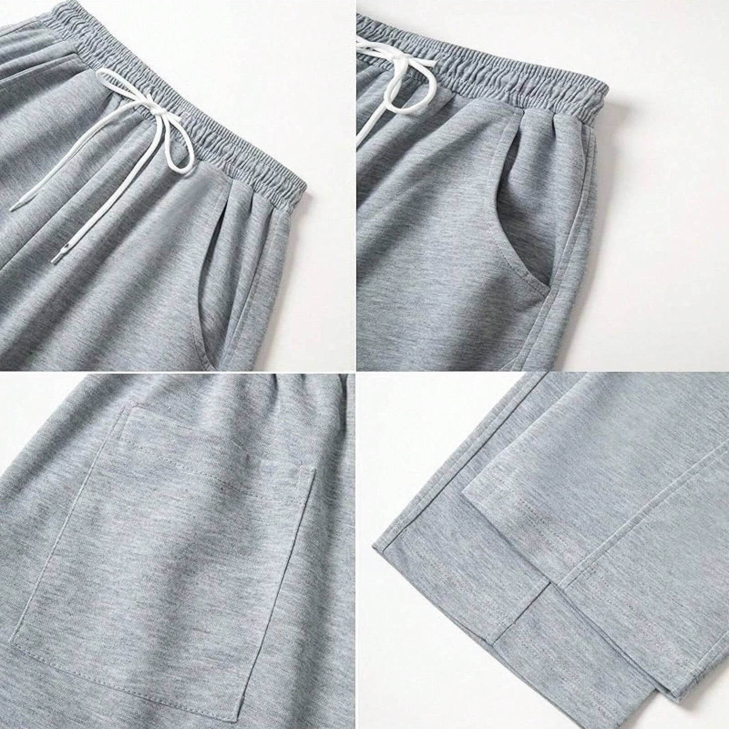 Loose-fitting Straight-Leg Sports Pants