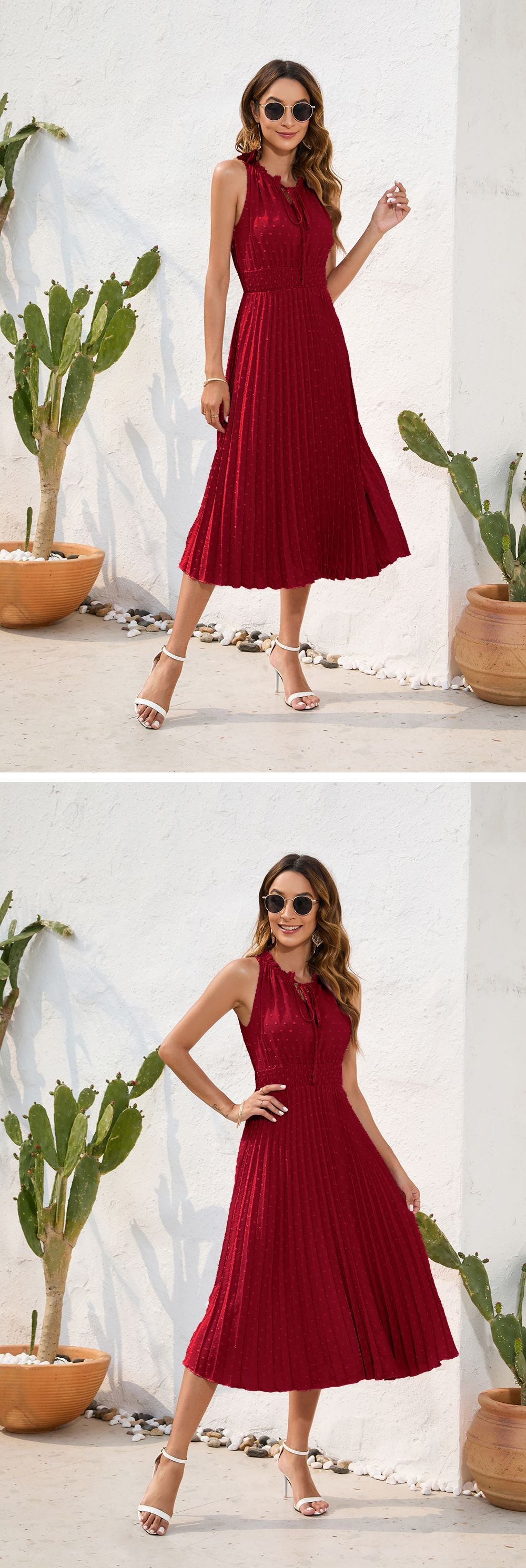 # Sleeveless Vacation Dress