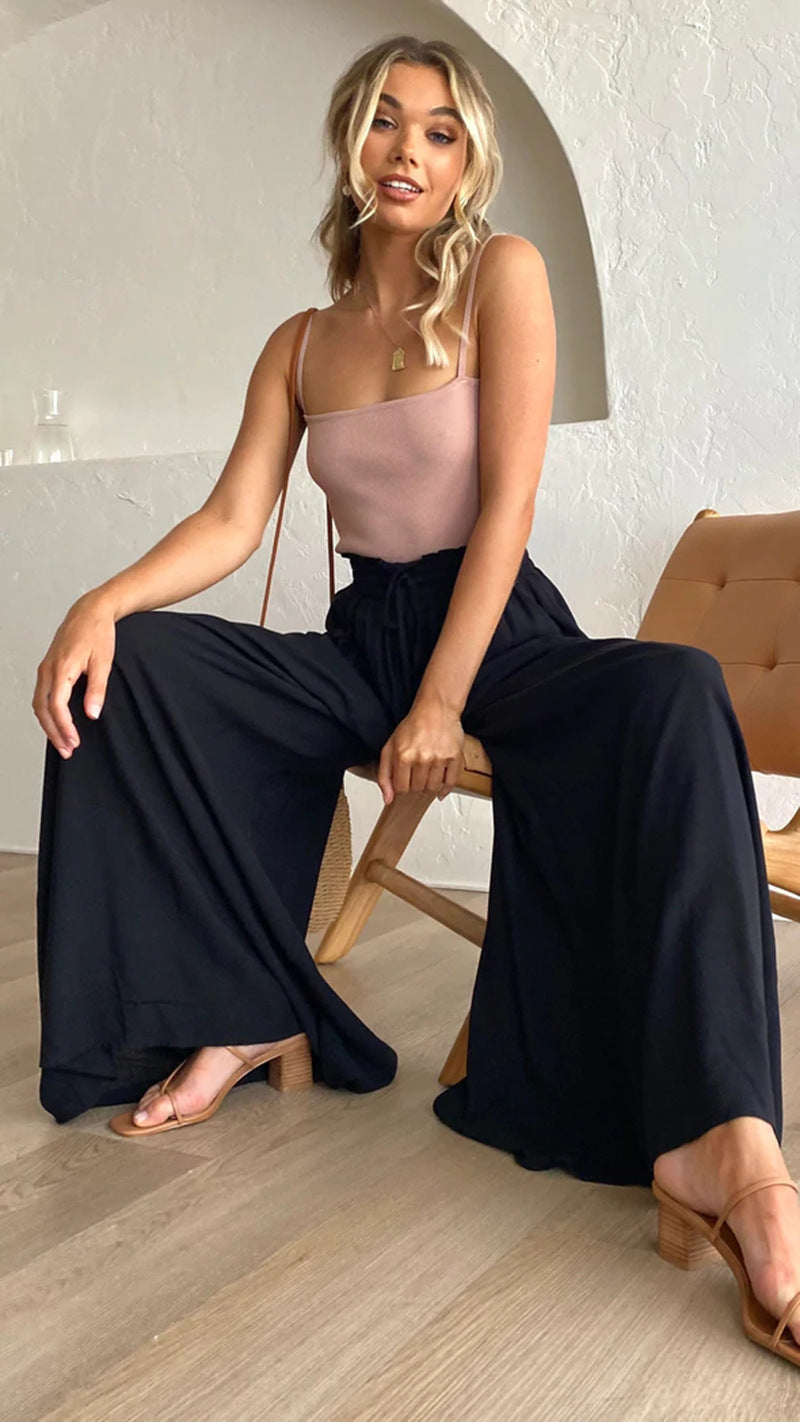# Women's Loose-fitting Fashion Wide-Leg Casual Trousers