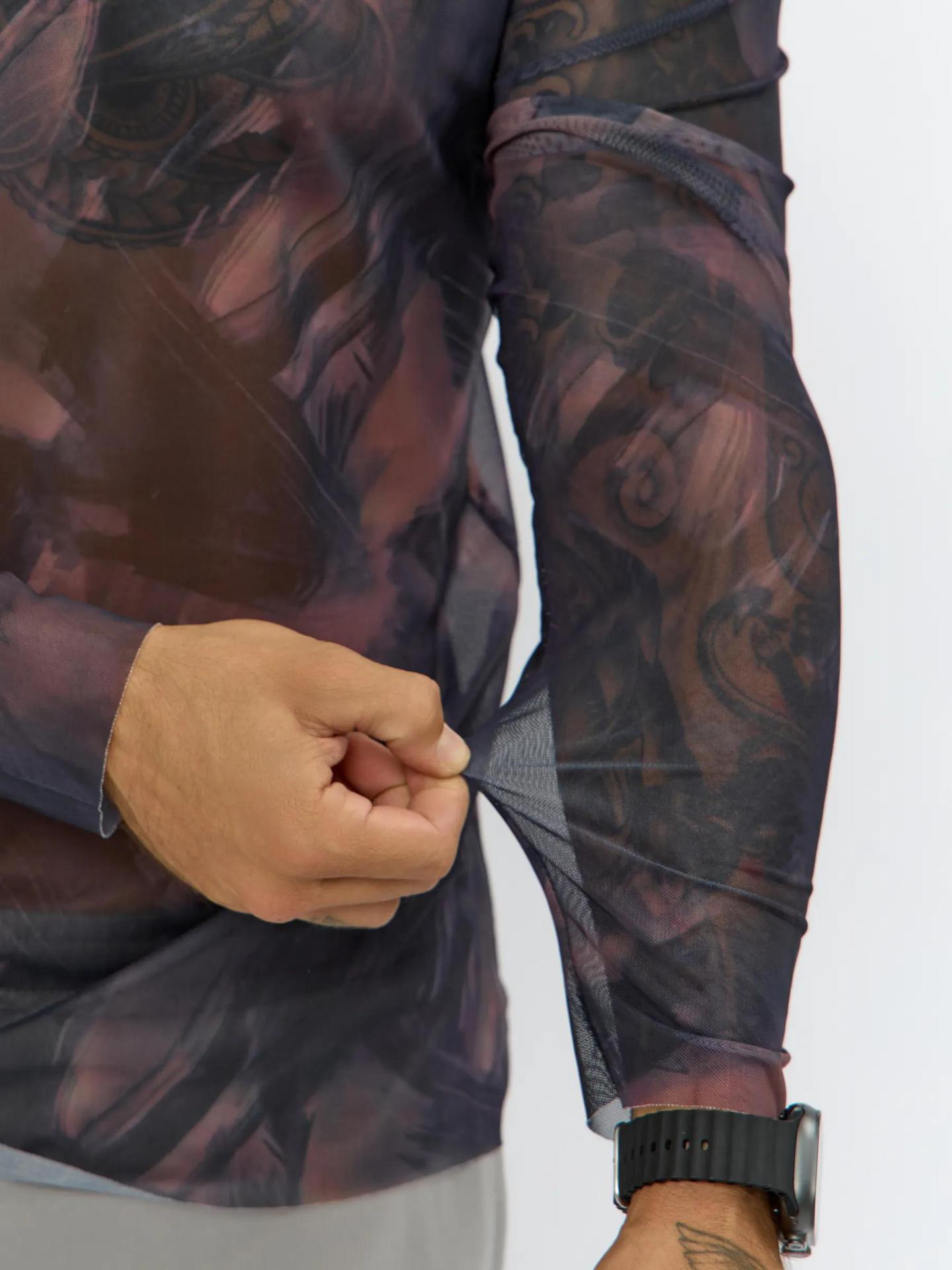 # Camouflage Print Sun Protection Cover-up