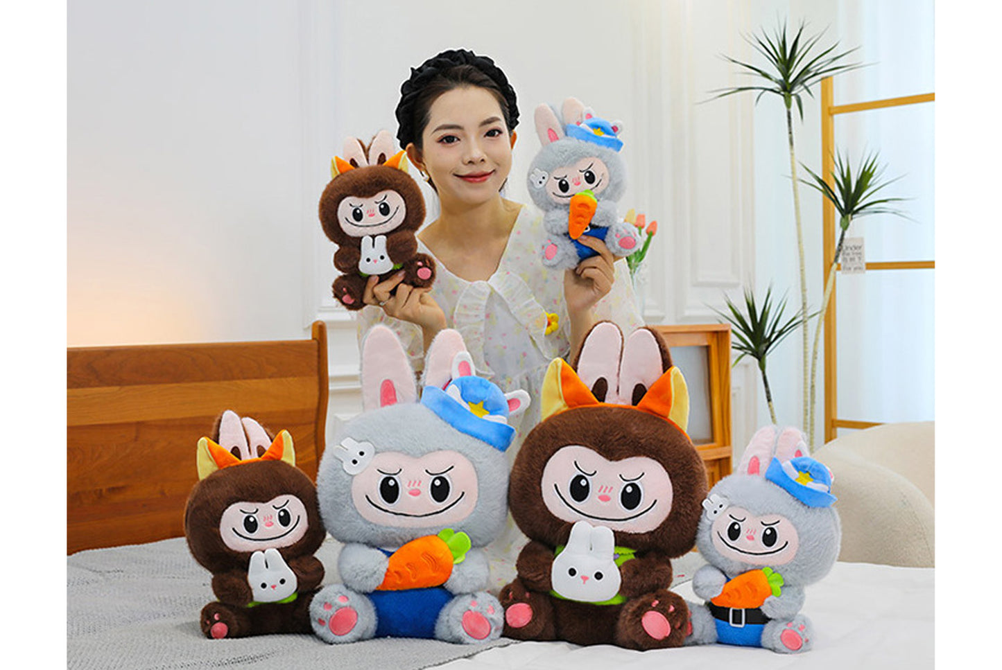 Transformation Labubu Plush Doll