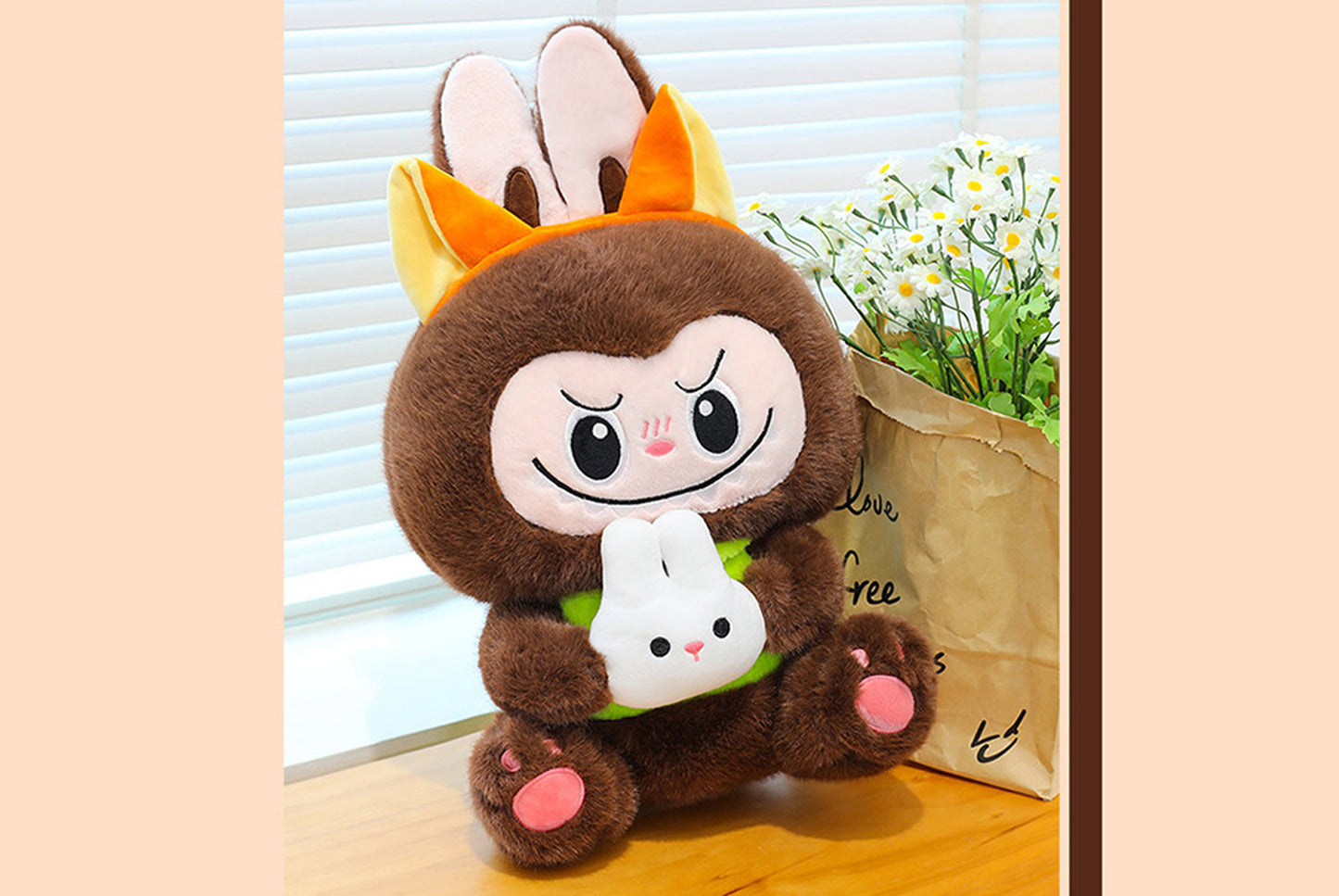 Transformation Labubu Plush Doll