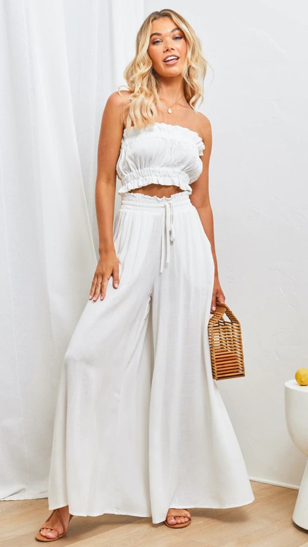 # Women's Loose-fitting Fashion Wide-Leg Casual Trousers