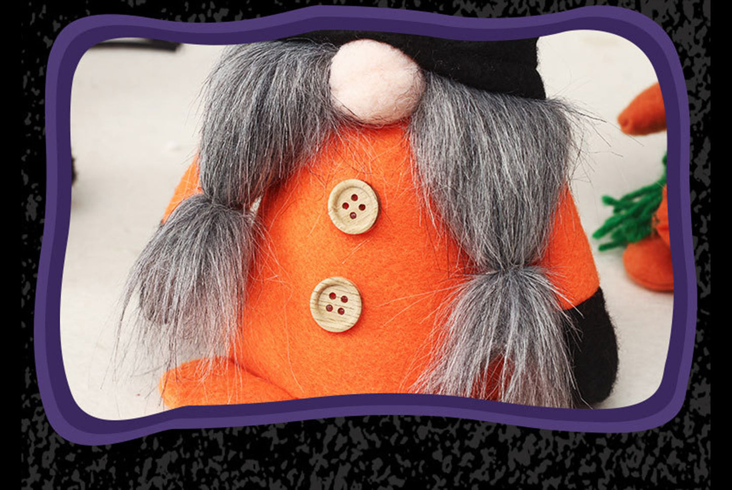 **Halloween Wizard Hat Faceless Old Man Doll Ornament**