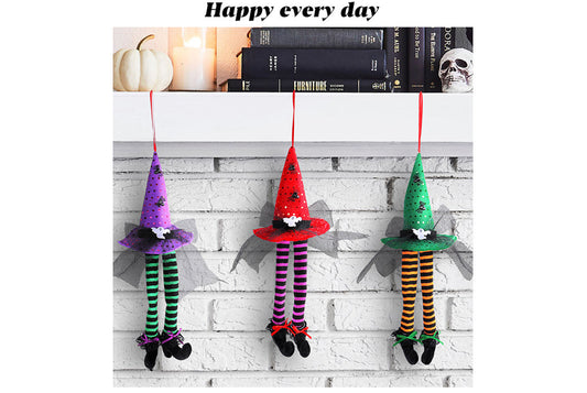 Halloween Witch Hat Hanging Ornament