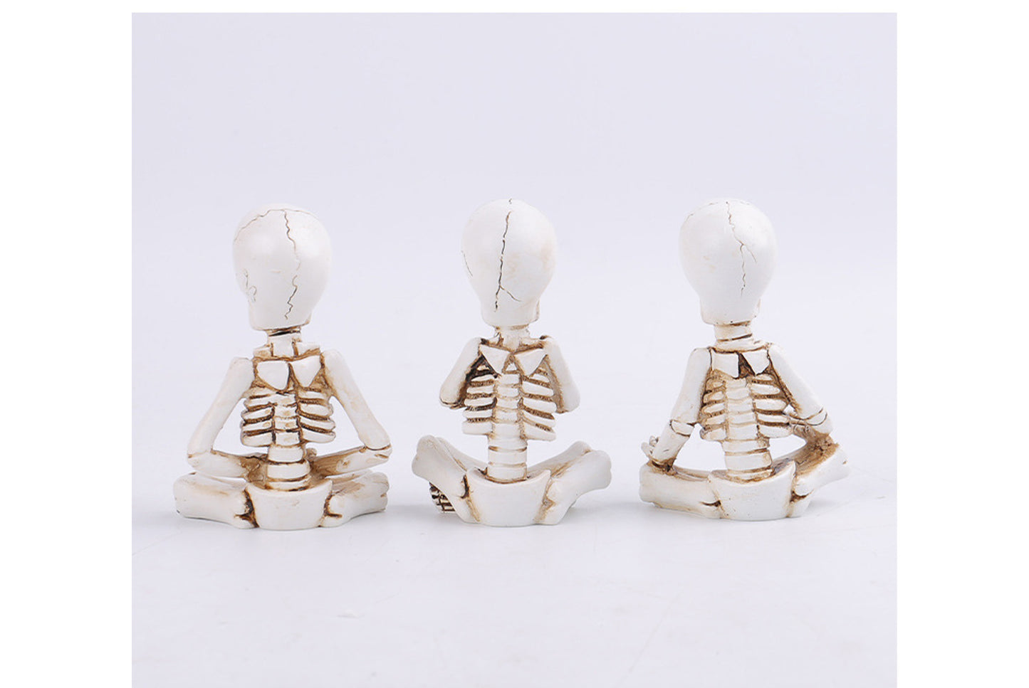 Meditating Skull Tabletop Ornament