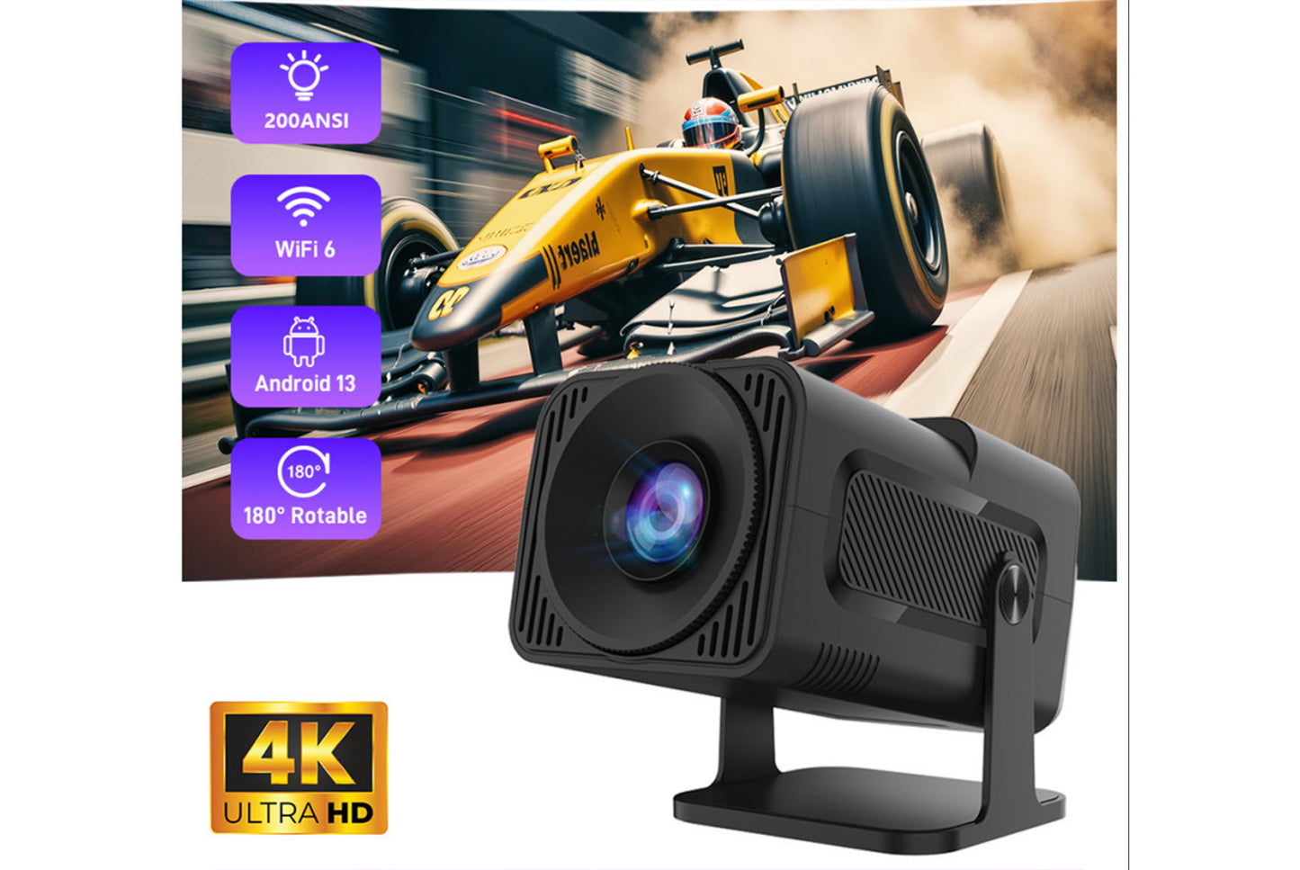 **X12 Smart 4K Projector 2+16GB Edition**