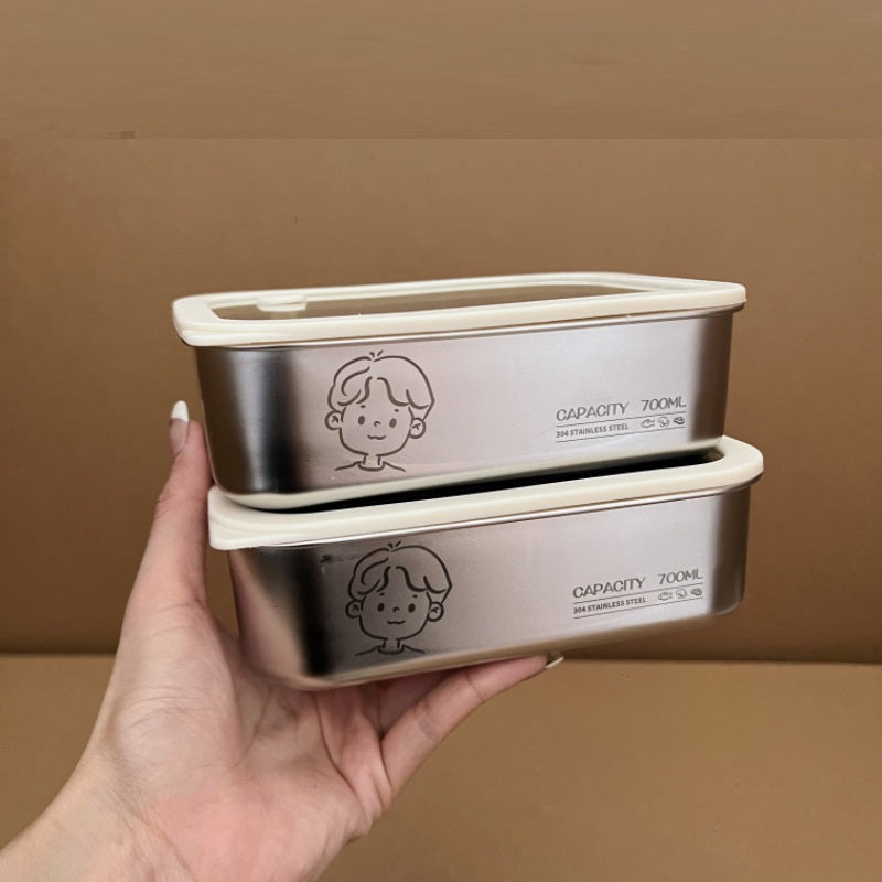 304 Stainless Steel Food Storage Container