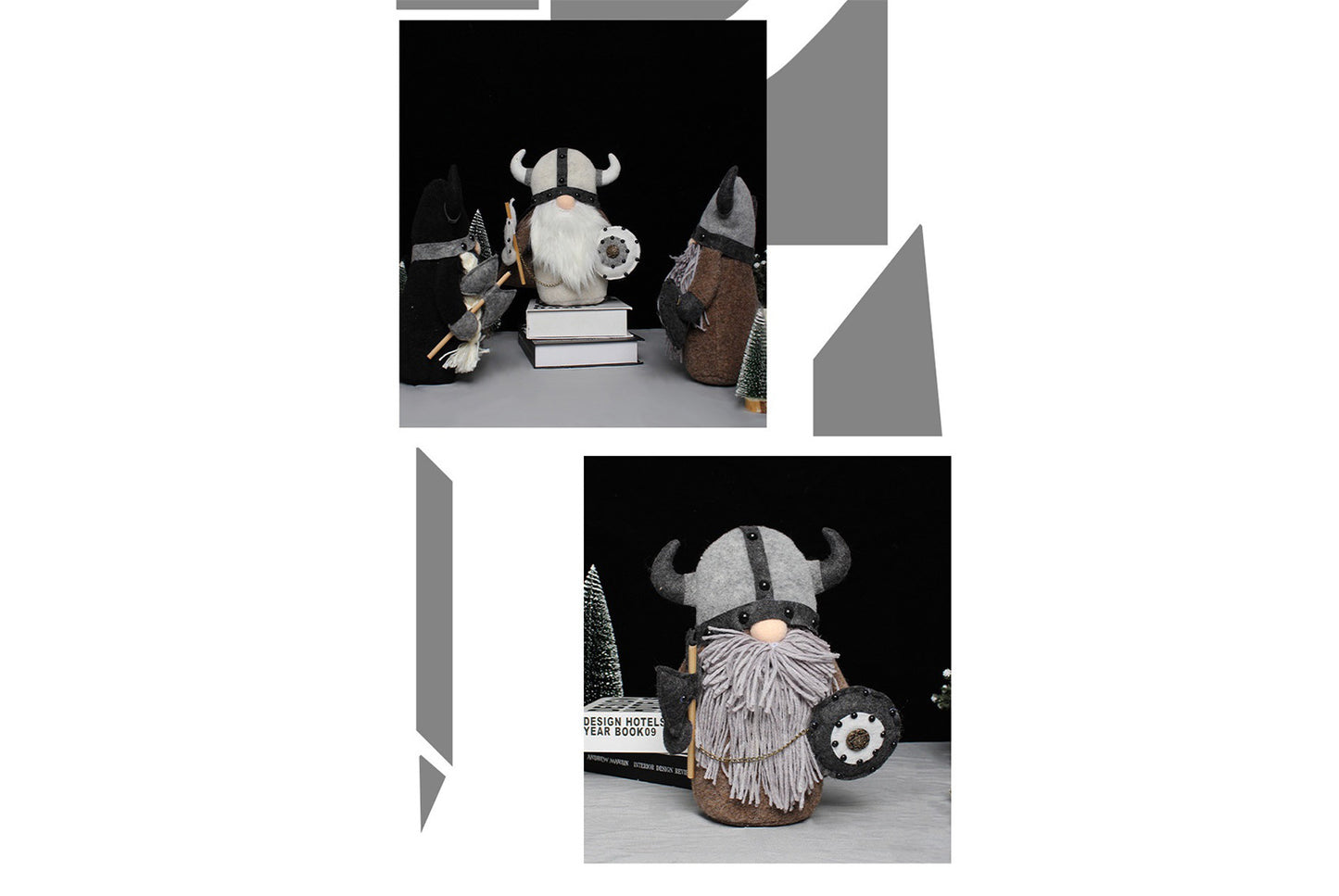 Halloween Gnome Faceless Doll | Black Knight Style