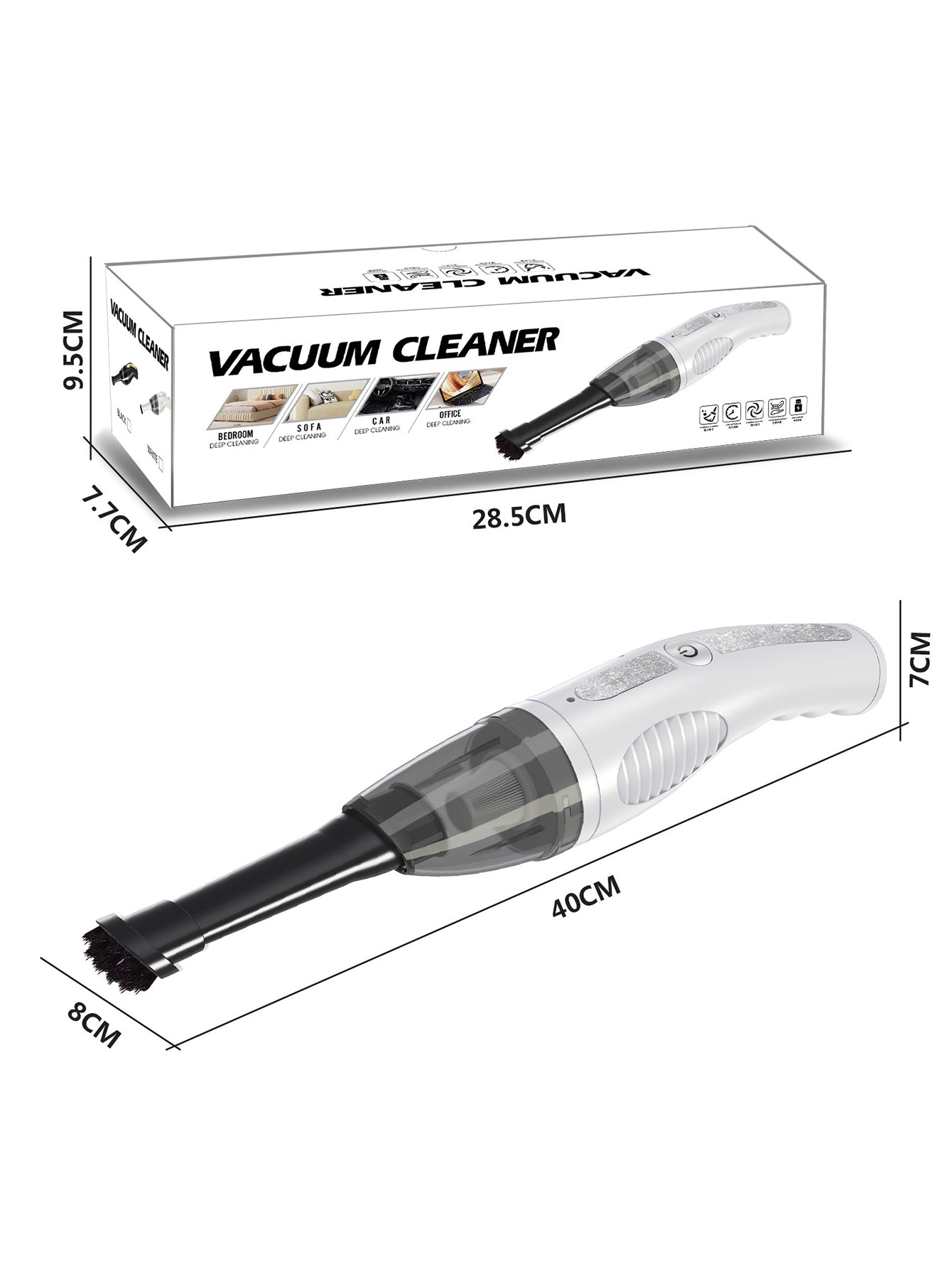 Cordless 4-in-1 Multi-Purpose Vacuum Cleaner - 2 Colours