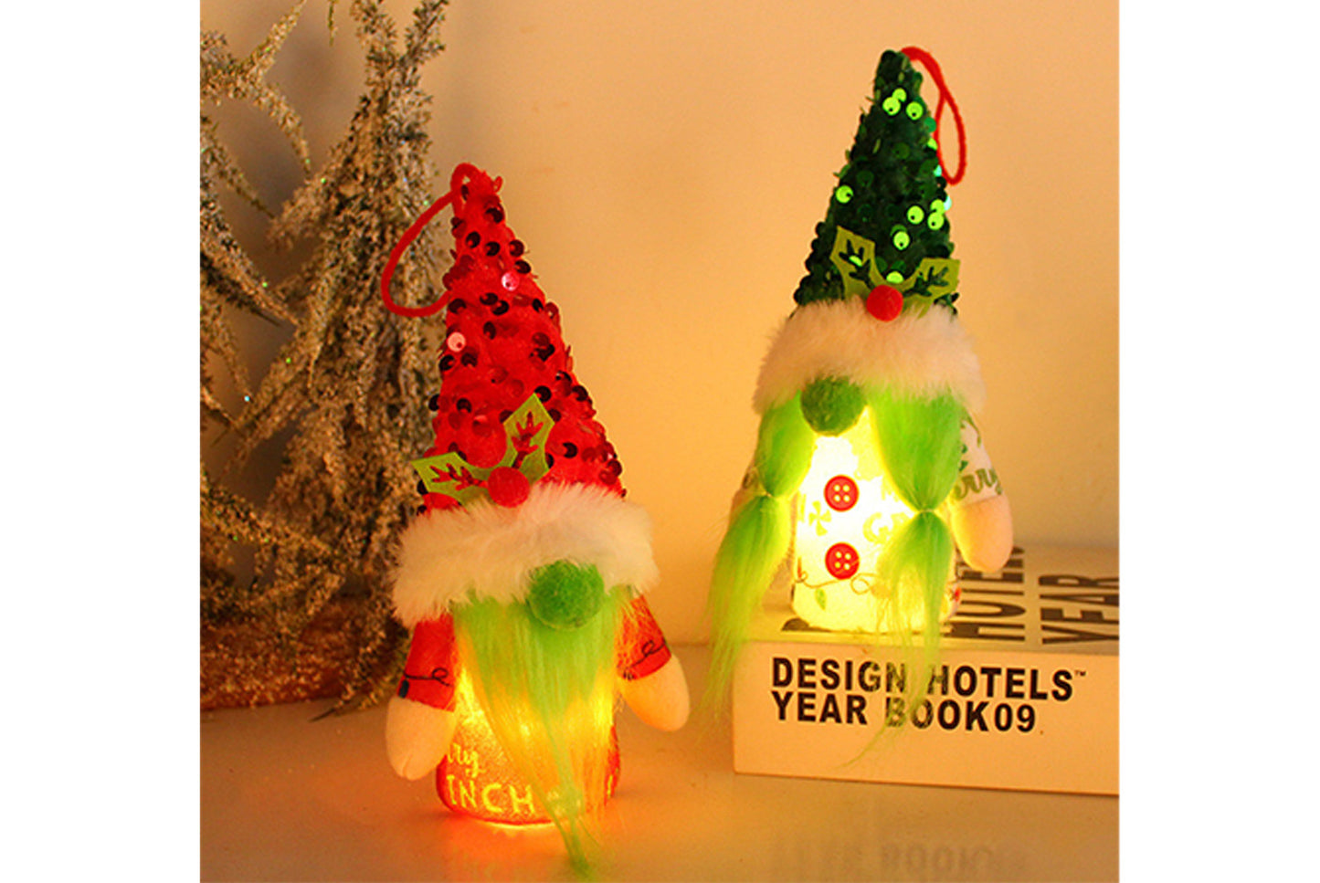 Green Bearded Old Man Faceless Doll Charm