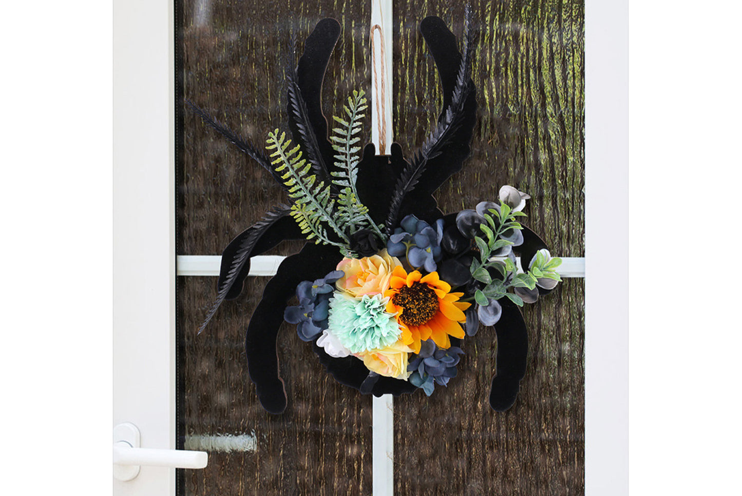 Spider Wooden Sign Door Hanger