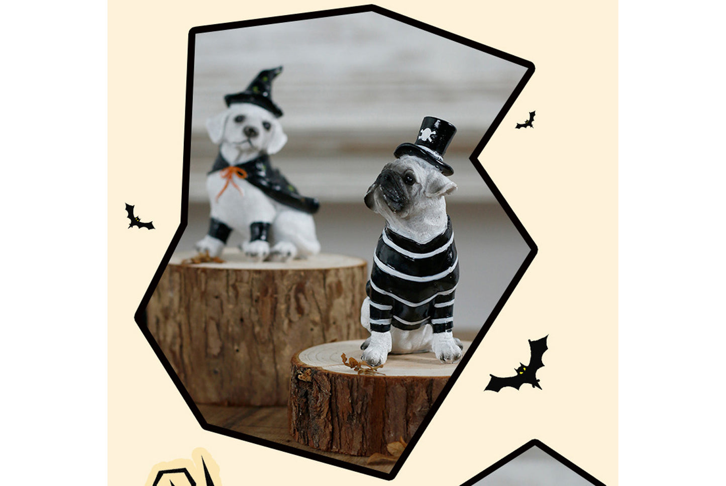 **Halloween Pet Dog Resin Ornament**