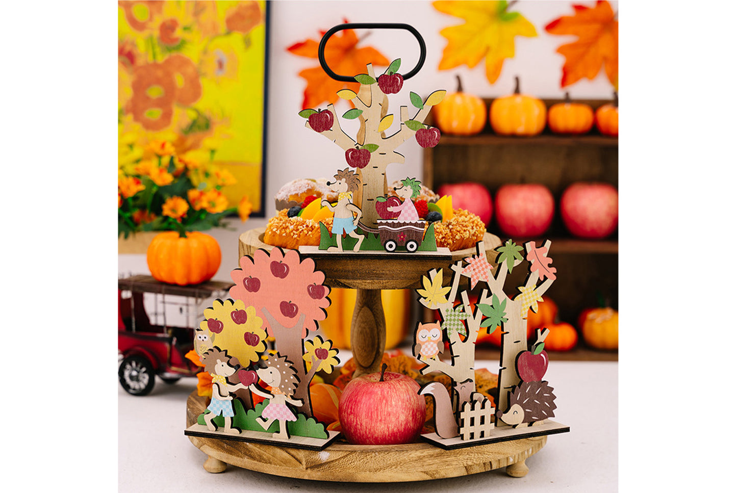 Harvest Season Wooden Decorative Ornaments
