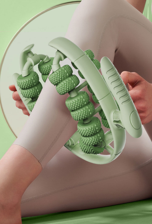 # 26-Roll Adjustable Circular Leg Massager