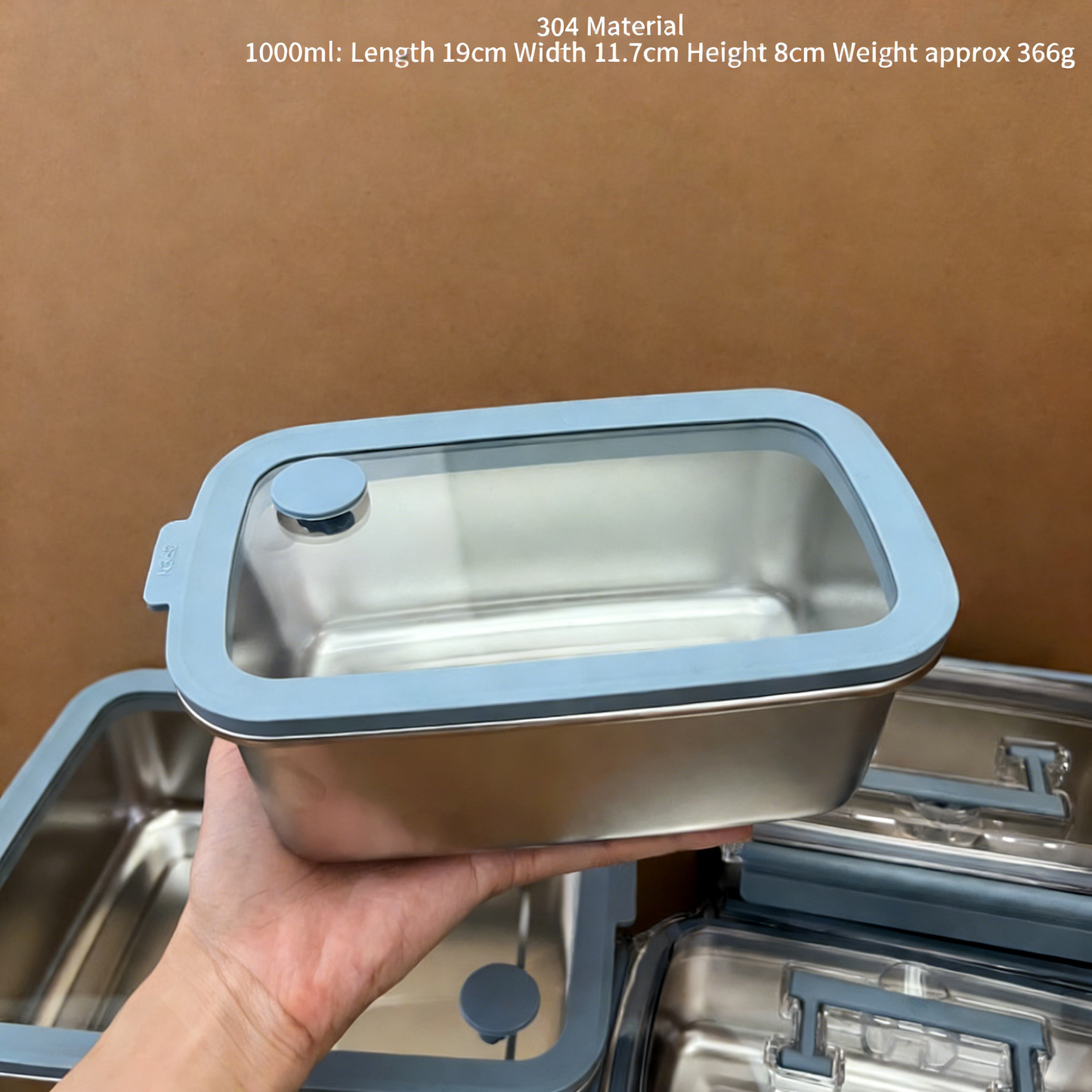 304 Stainless Steel Food Storage Containers