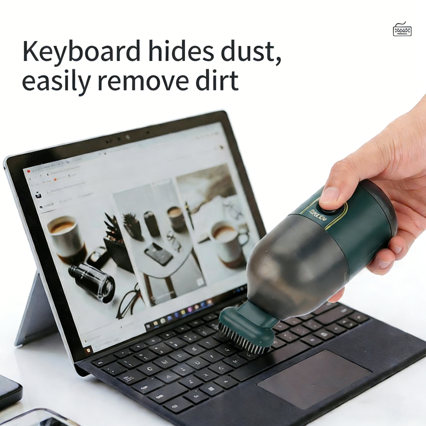 Portable Cordless Desktop Vacuum Cleaner