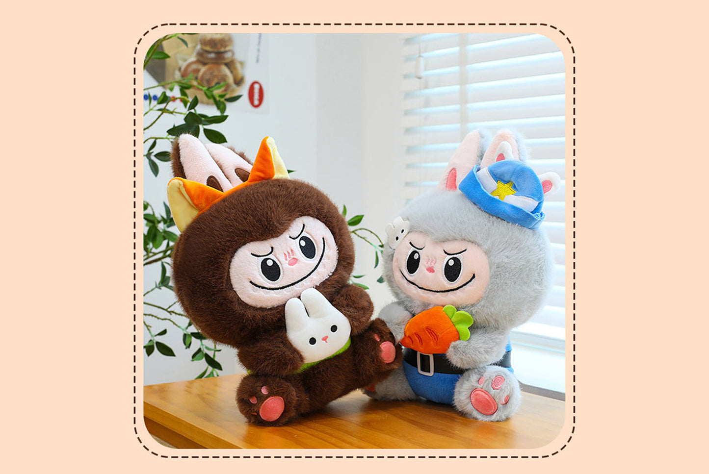 Transformation Labubu Plush Doll