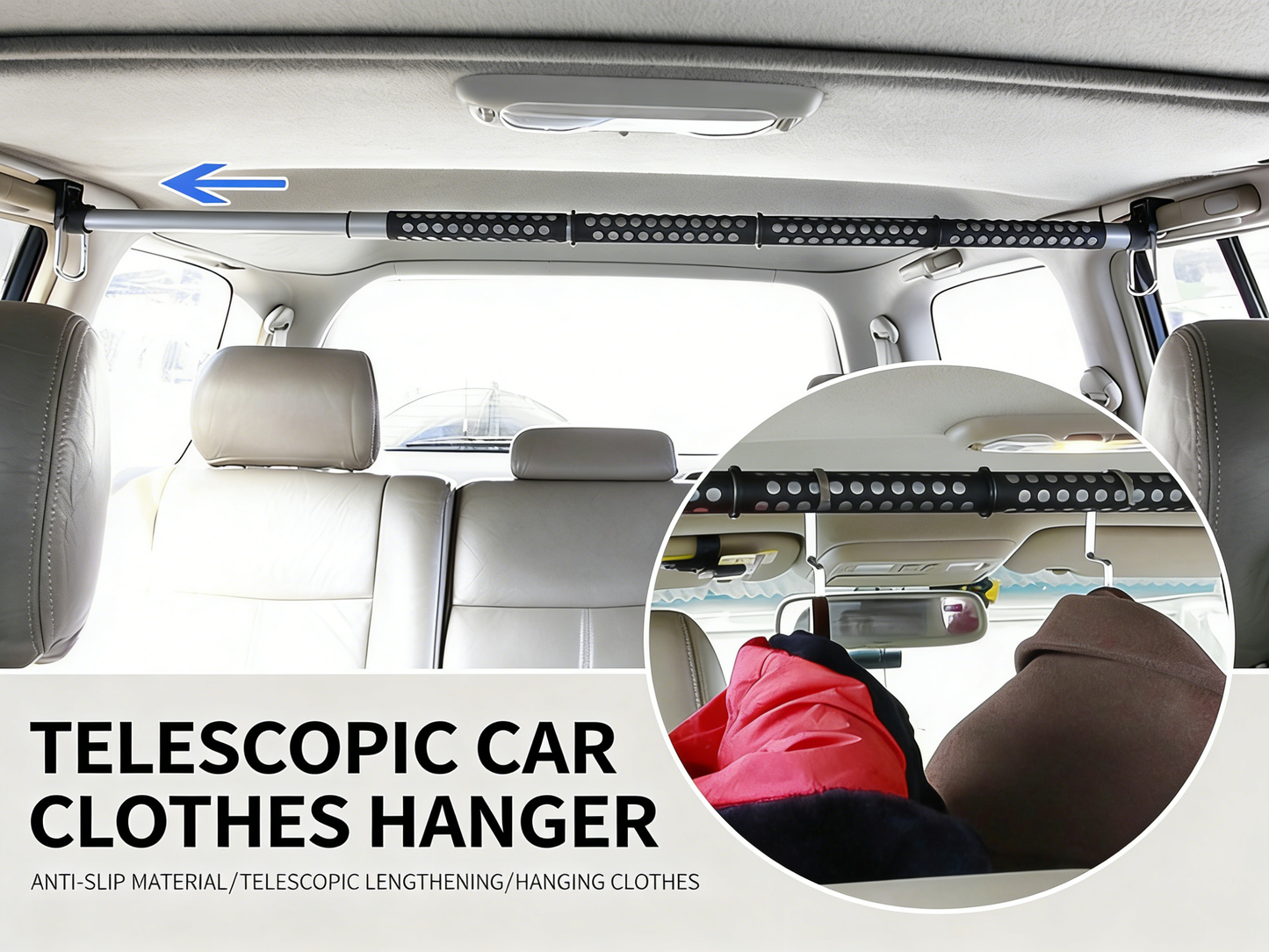 Car Clothes Rack/Car Drying Rod