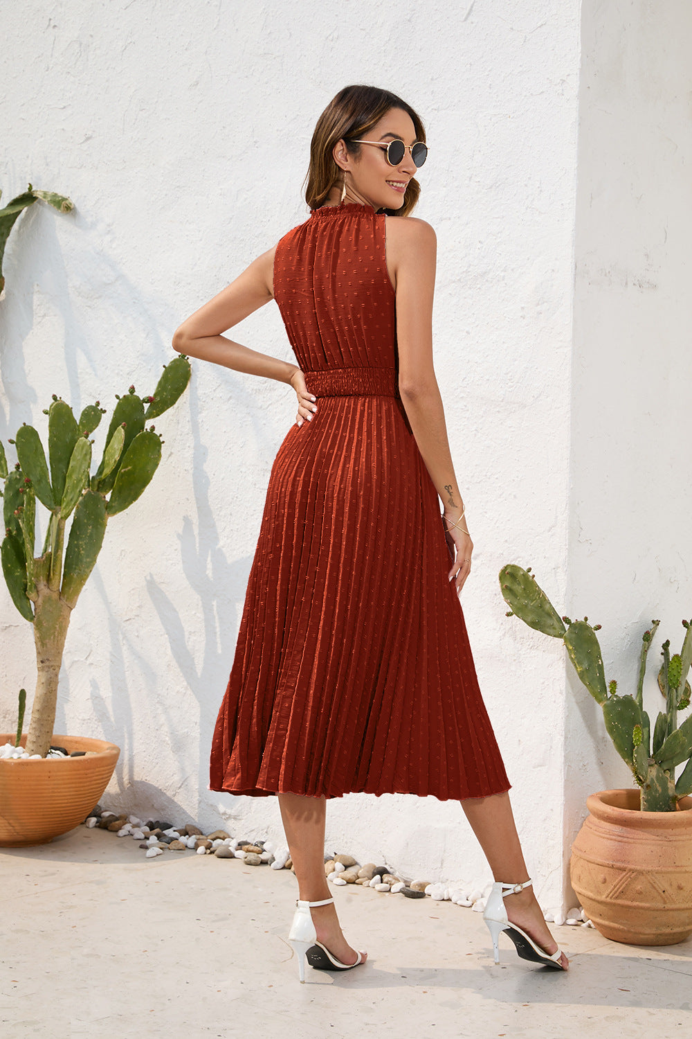 # Sleeveless Vacation Dress