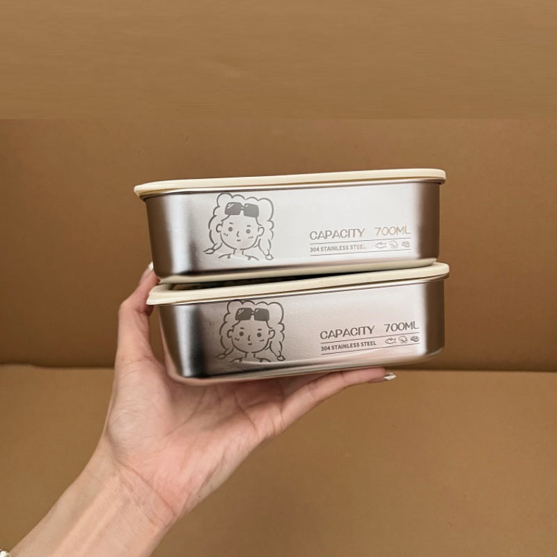 304 Stainless Steel Food Storage Container