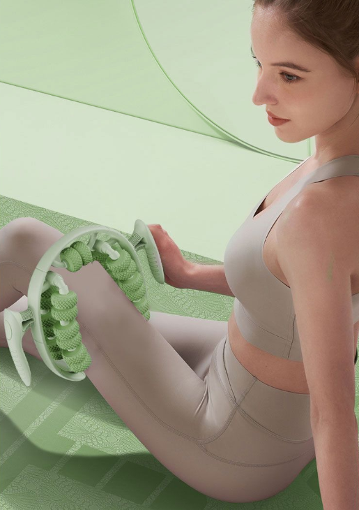 # 26-Roll Adjustable Circular Leg Massager