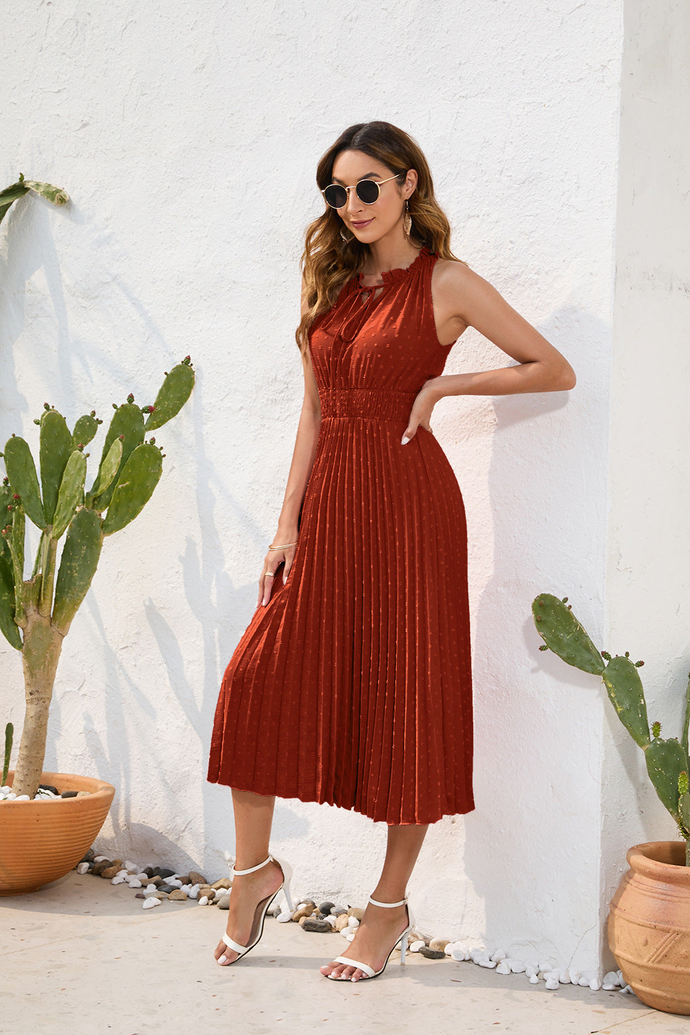 # Sleeveless Vacation Dress