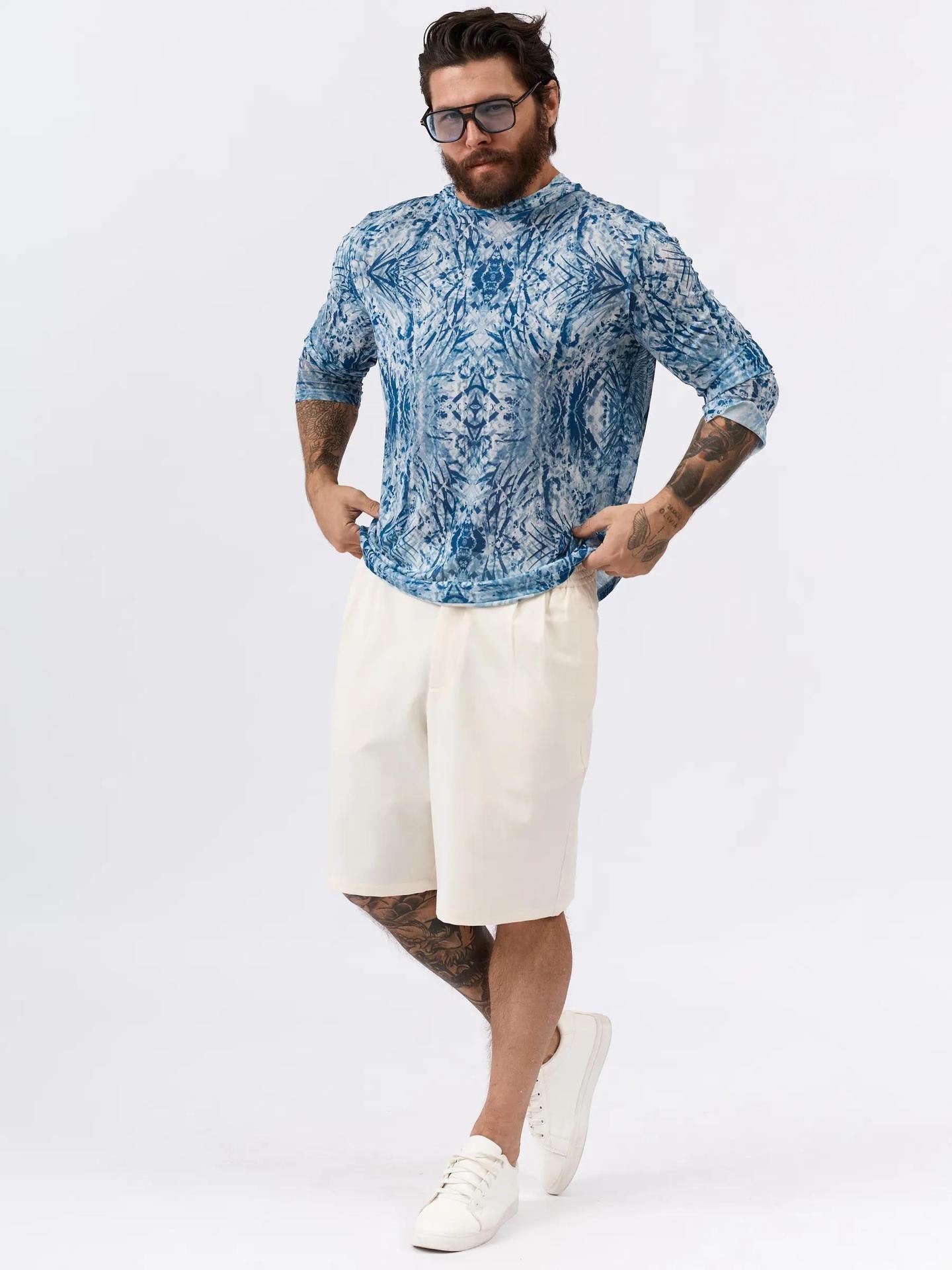 # Camouflage Print Sun Protection Cover-up
