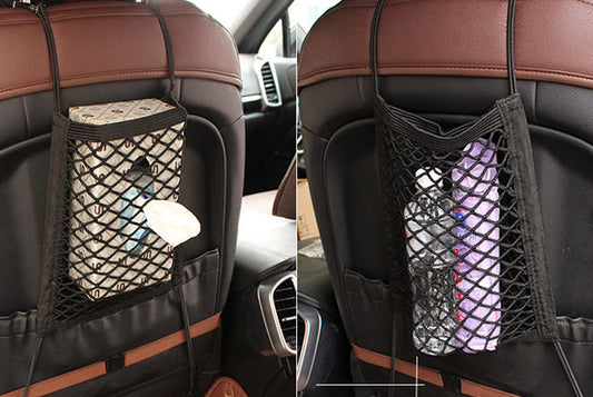 **Universal Car Seat Storage Net (Oxford Cloth + Mesh)**