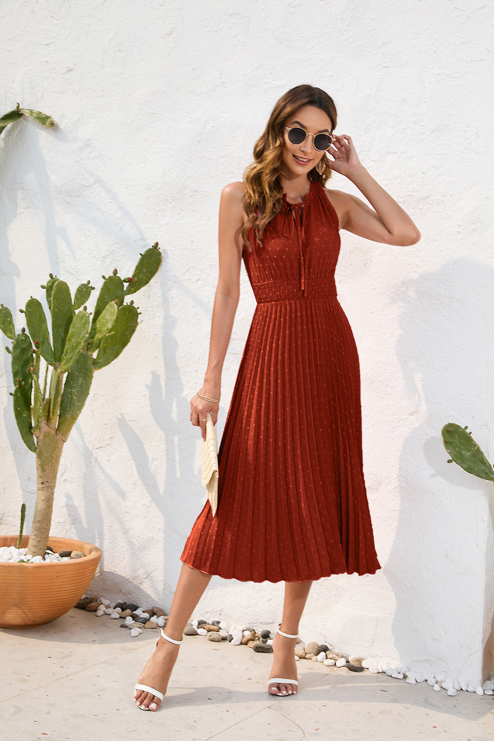 # Sleeveless Vacation Dress