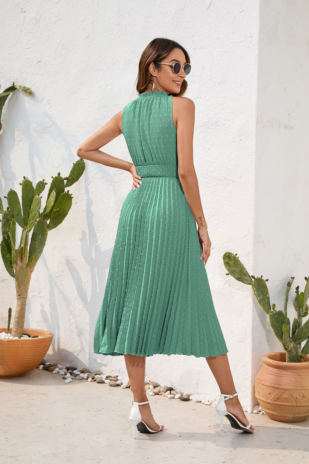 # Sleeveless Vacation Dress
