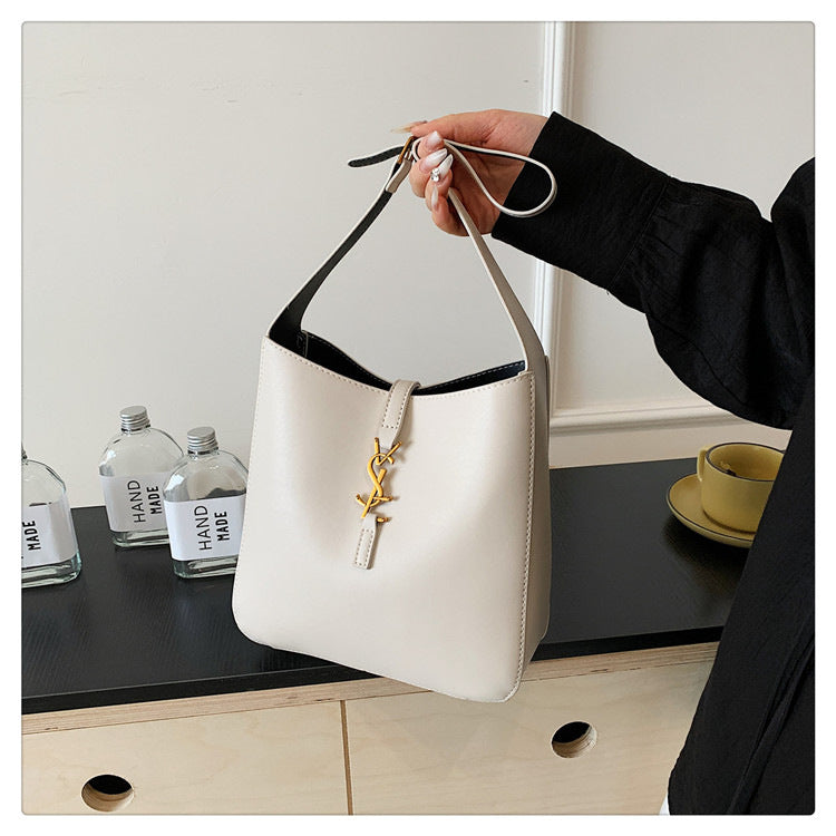 # Trendy Large-Capacity Bucket Bag (Shoulder/Crossbody)