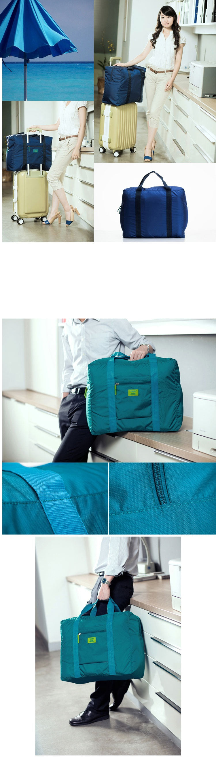 # Waterproof Foldable Clothing Organizer Bag