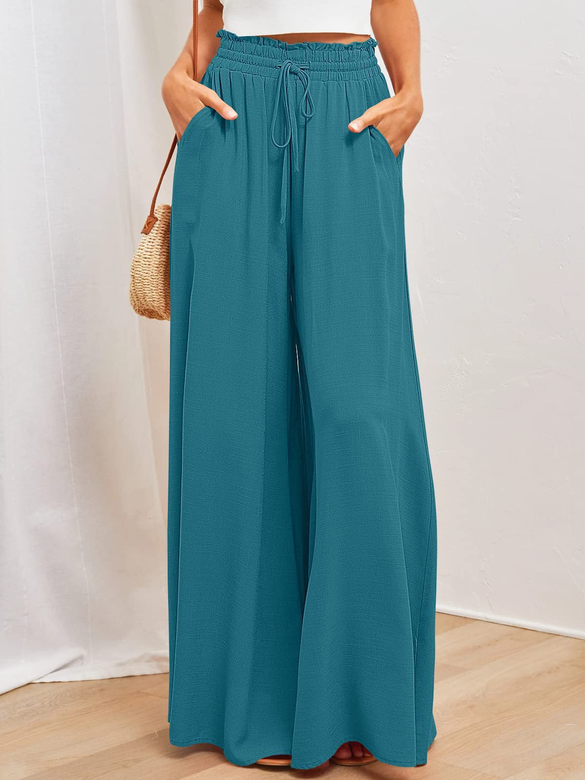 # Women's Loose-fitting Fashion Wide-Leg Casual Trousers