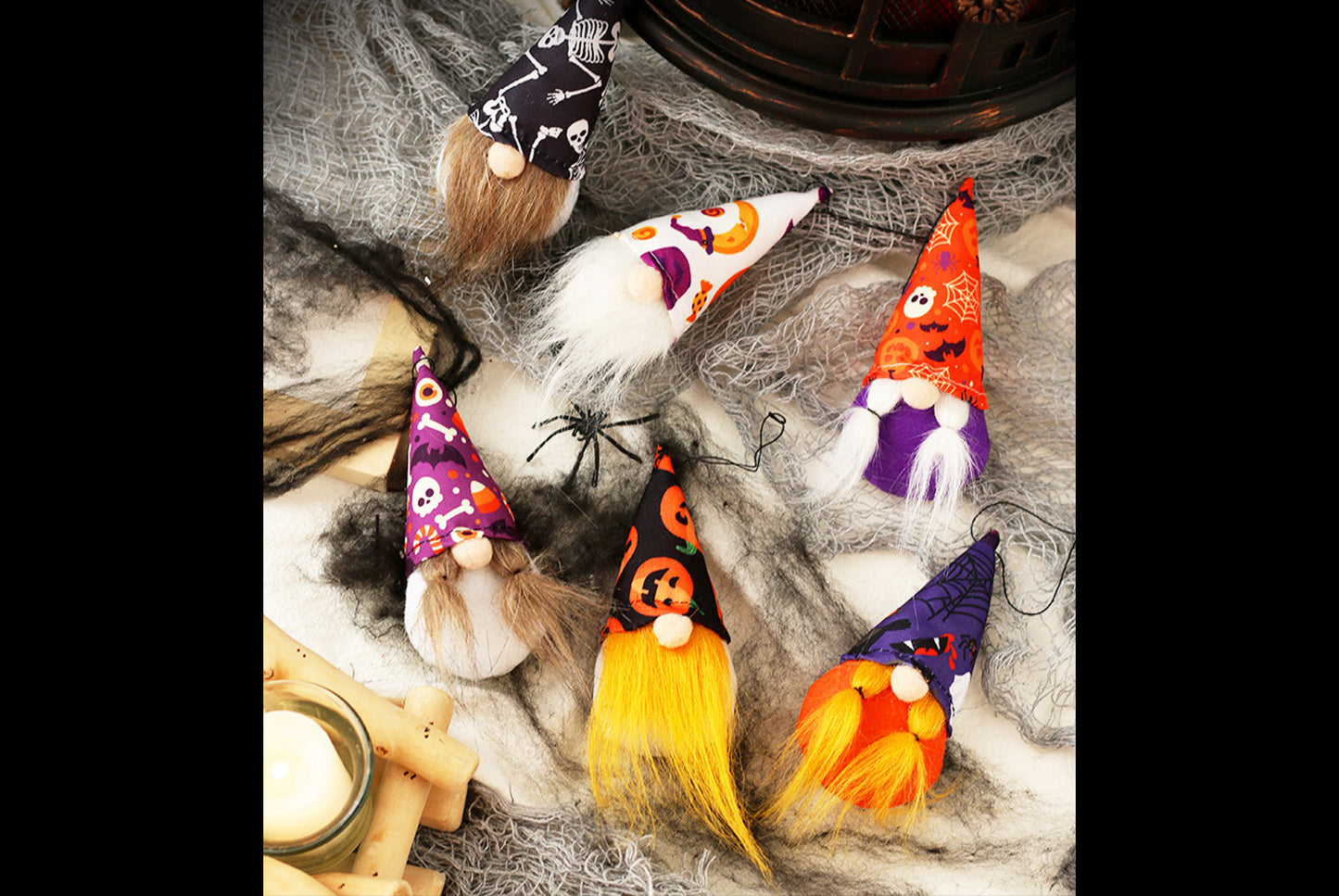 Halloween Decorations Mini Faceless Old Man Doll Pendant**