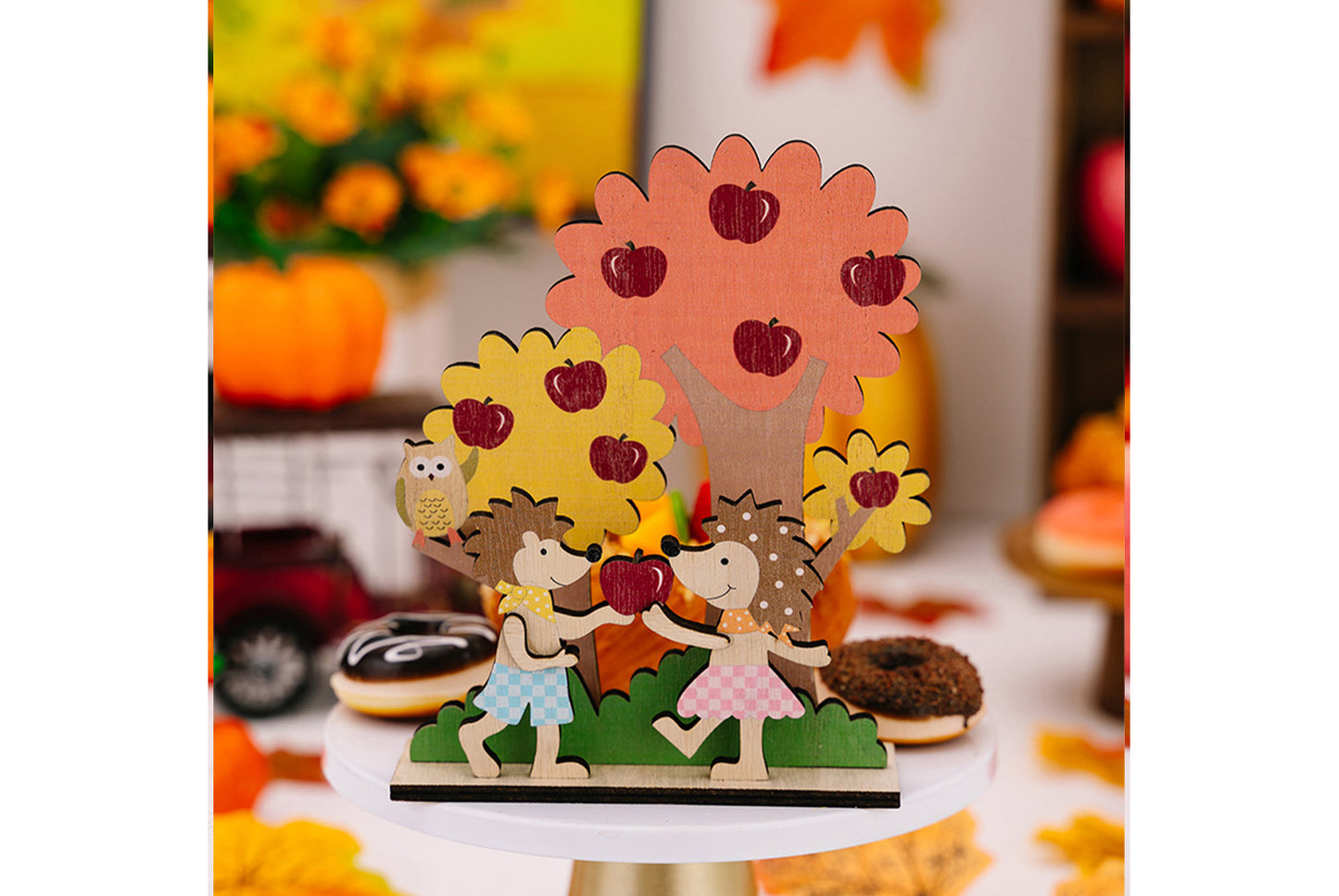 Harvest Season Wooden Decorative Ornaments