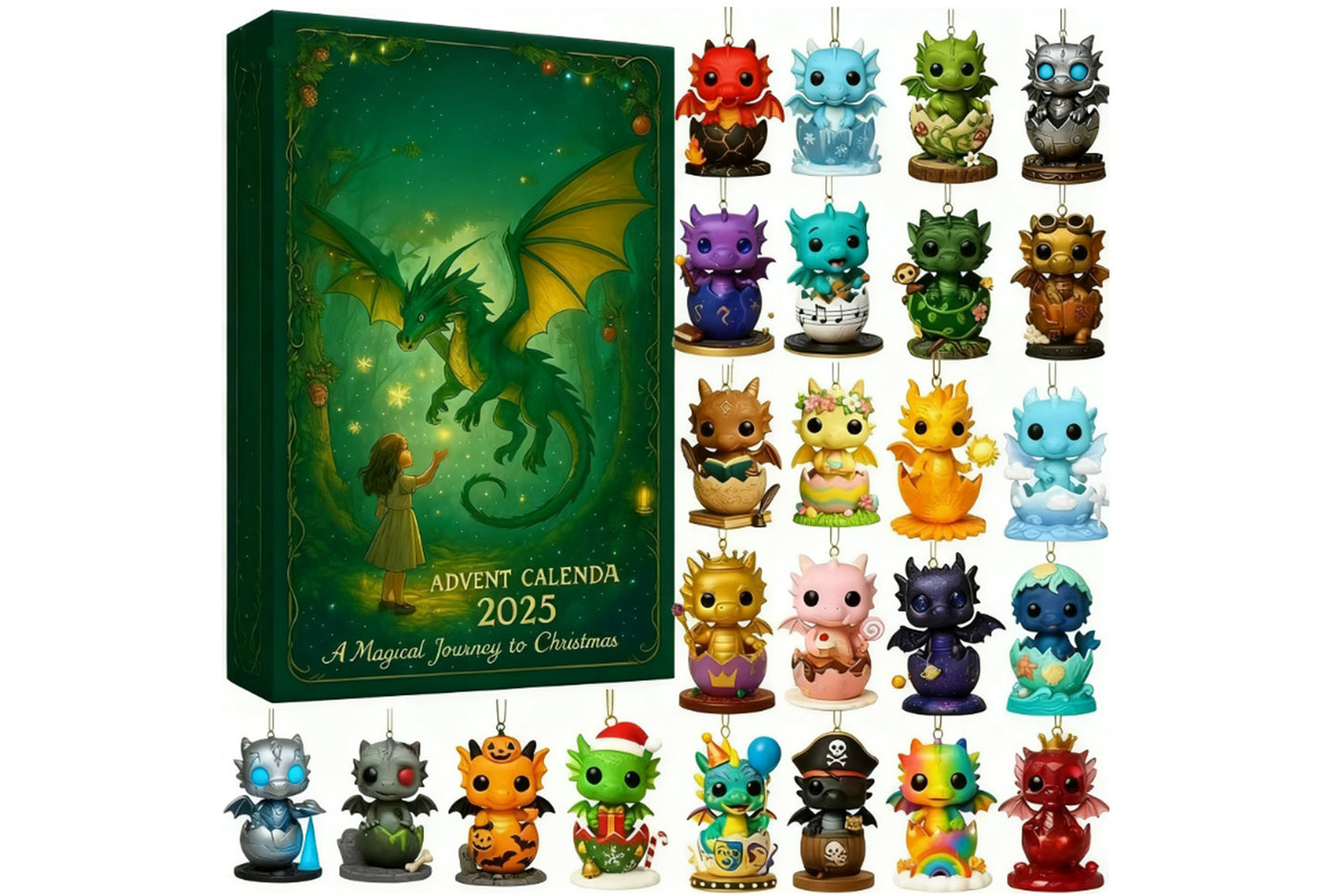 **2025 New Christmas Advent Calendar Blind Box** 2D