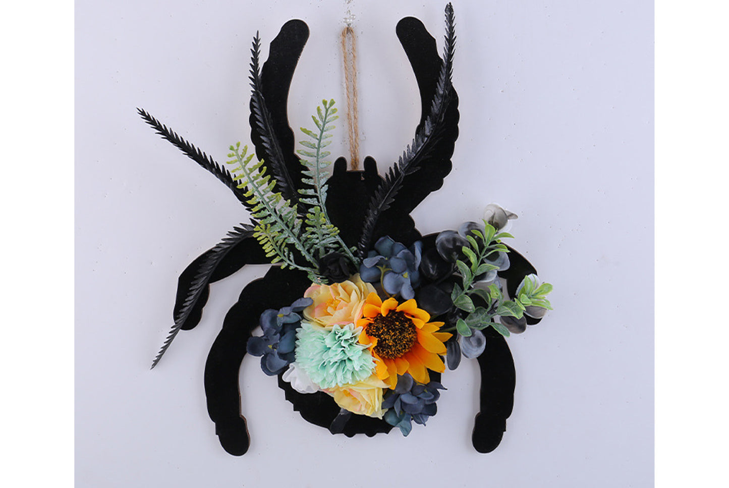 Spider Wooden Sign Door Hanger